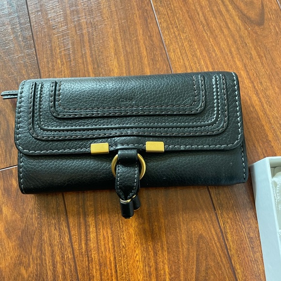 Chloe Marcie Leather Long Wallet - Picture 4 of 12